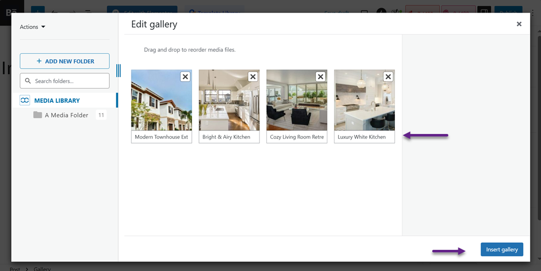 إدراج معرض - كيفية إنشاء معرض صور في ووردبريس (خطوة بخطوة)