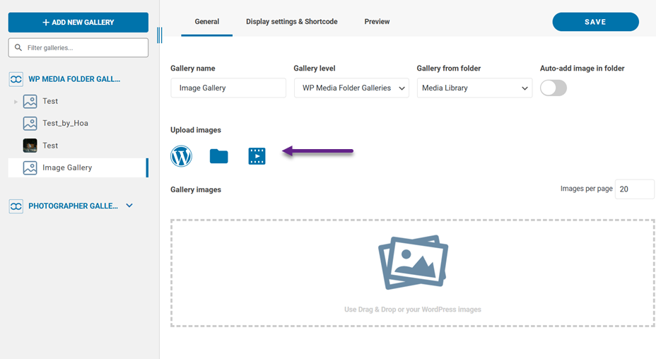 تحميل الصور - كيفية إنشاء معرض صور في ووردبريس (خطوة بخطوة)