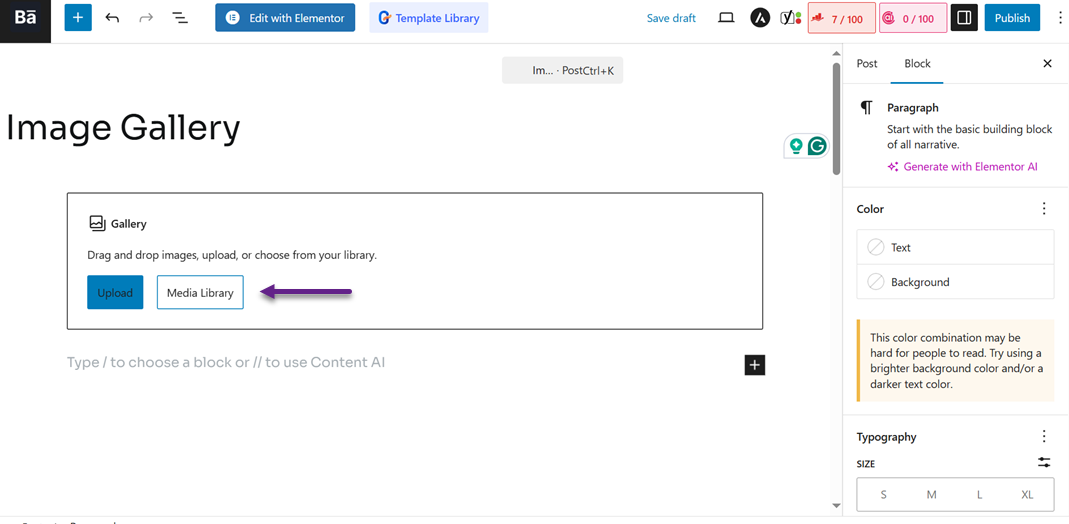 تحميل معرض الوسائط - كيفية إنشاء معرض صور في ووردبريس (خطوة بخطوة)