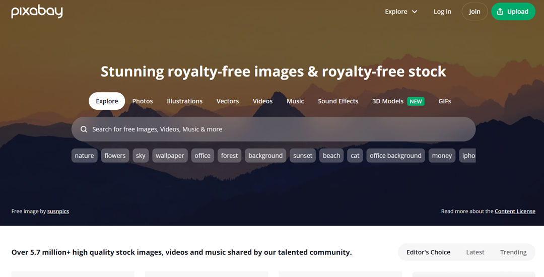 Pixabay – 16+ Quellen für kostenlose Public Domain- und CC0-lizenzierte Bilder