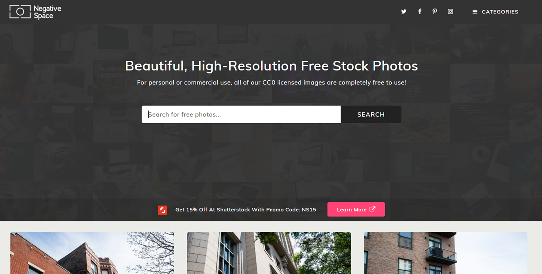 Negativer Raum – 16+ Quellen für kostenlose Public Domain- und CC0-lizenzierte Bilder