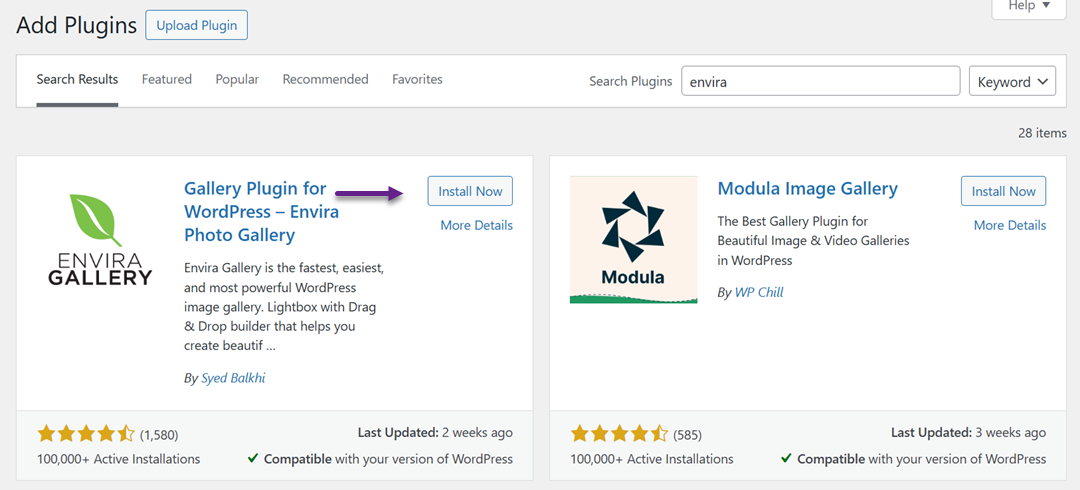 التثبيت - كيفية إضافة تكبير للصور في ووردبريس 