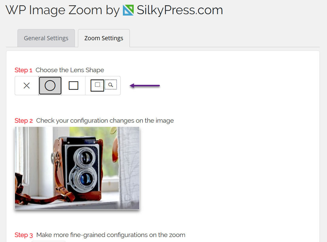 الإعدادات - كيفية إضافة تكبير للصور في ووردبريس 