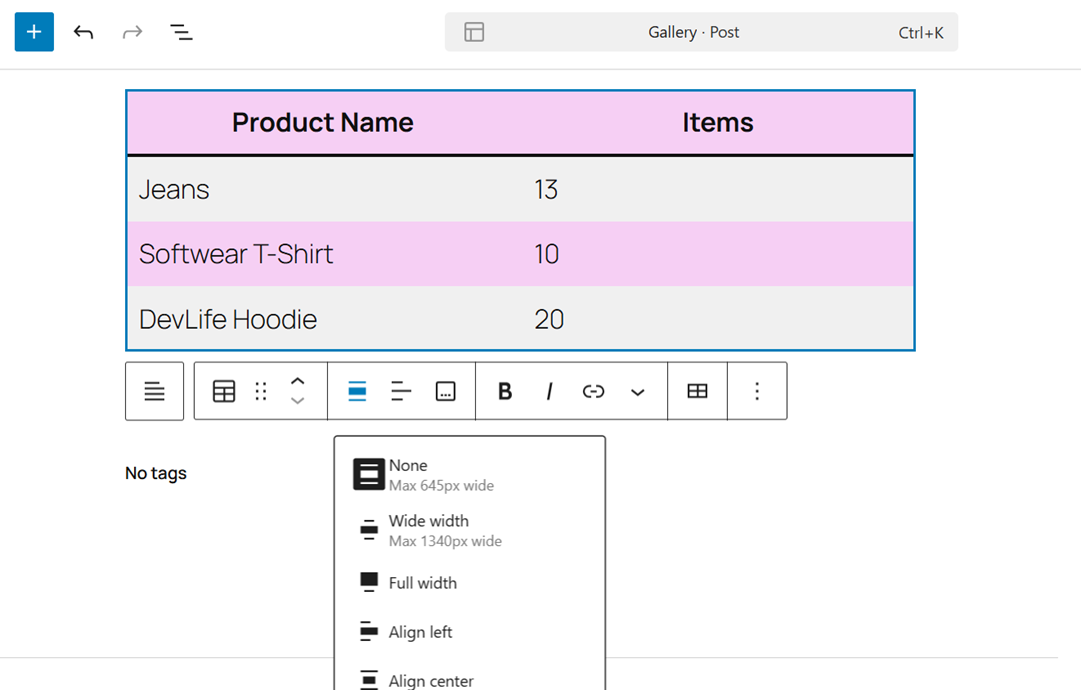 كيفية إضافة الجداول إلى منشورات وصفحات WordPress (لا يتطلب HTML)