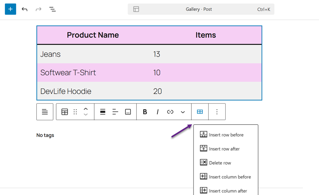 كيفية إضافة الجداول إلى منشورات وصفحات WordPress (لا يتطلب HTML)