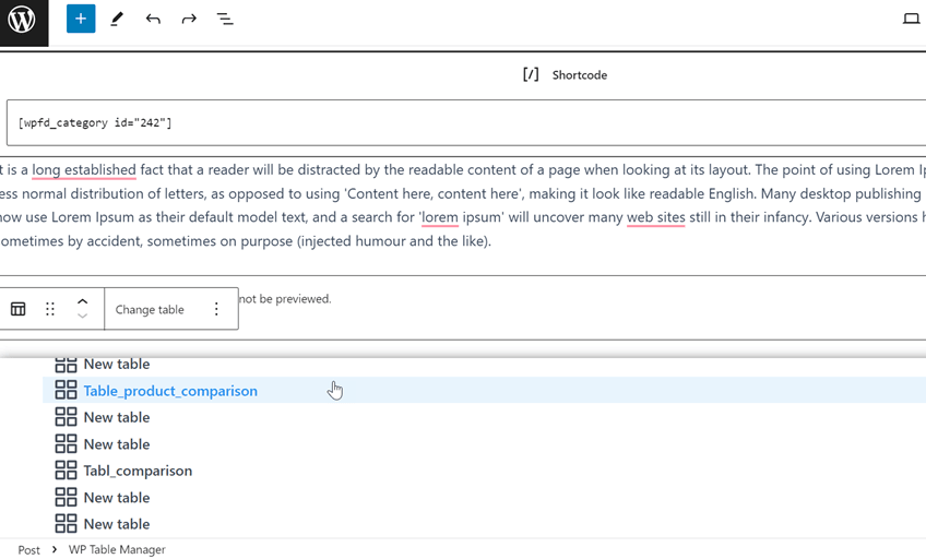 كيفية إضافة الجداول إلى منشورات وصفحات WordPress (لا يتطلب HTML)