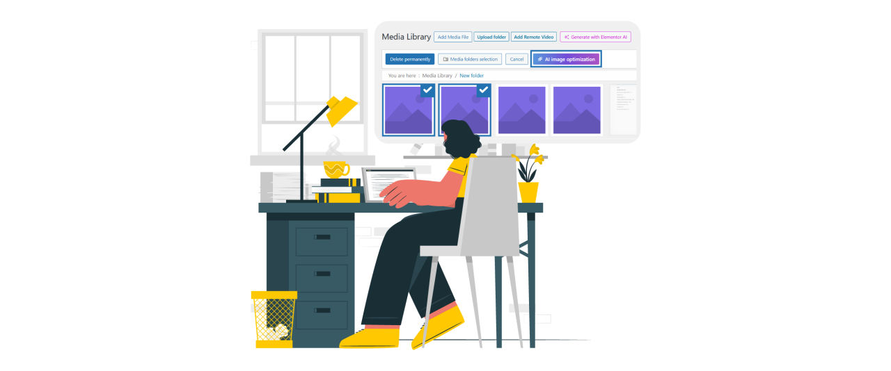 La importancia de la optimización masiva de imágenes: cómo optimizar masivamente los metadatos de imágenes existentes con WP Media Folder AI