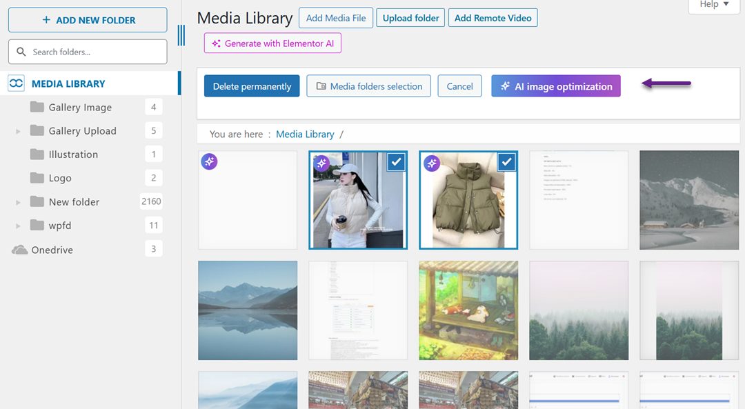 Optimización de imágenes con IA: Cómo optimizar masivamente los metadatos de imágenes existentes con WP Media Folder AI