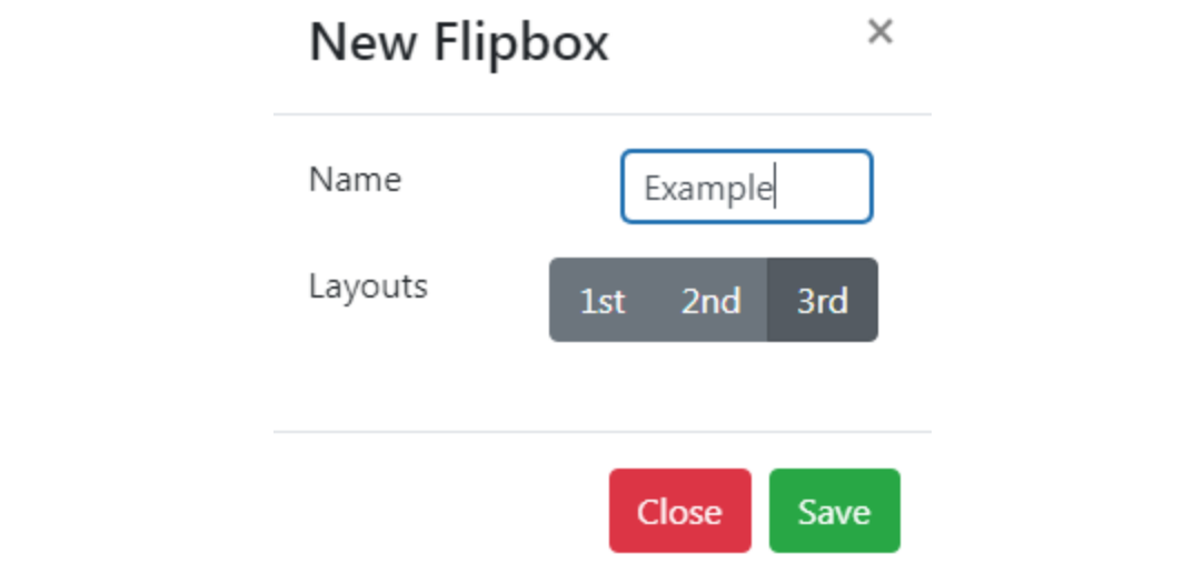 Create New Flipbox Animation