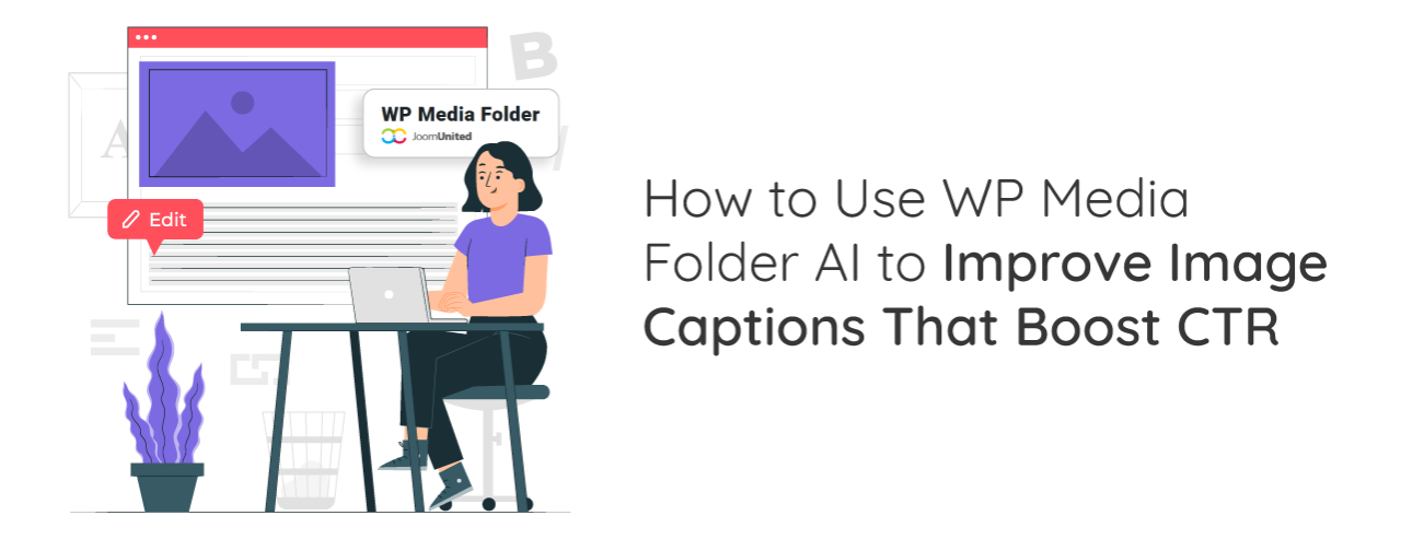 كيفية استخدام ميزة الذكاء الاصطناعي WP Media Folder لتحسين تعليقات الصور التي تزيد من نسبة النقر إلى الظهور
