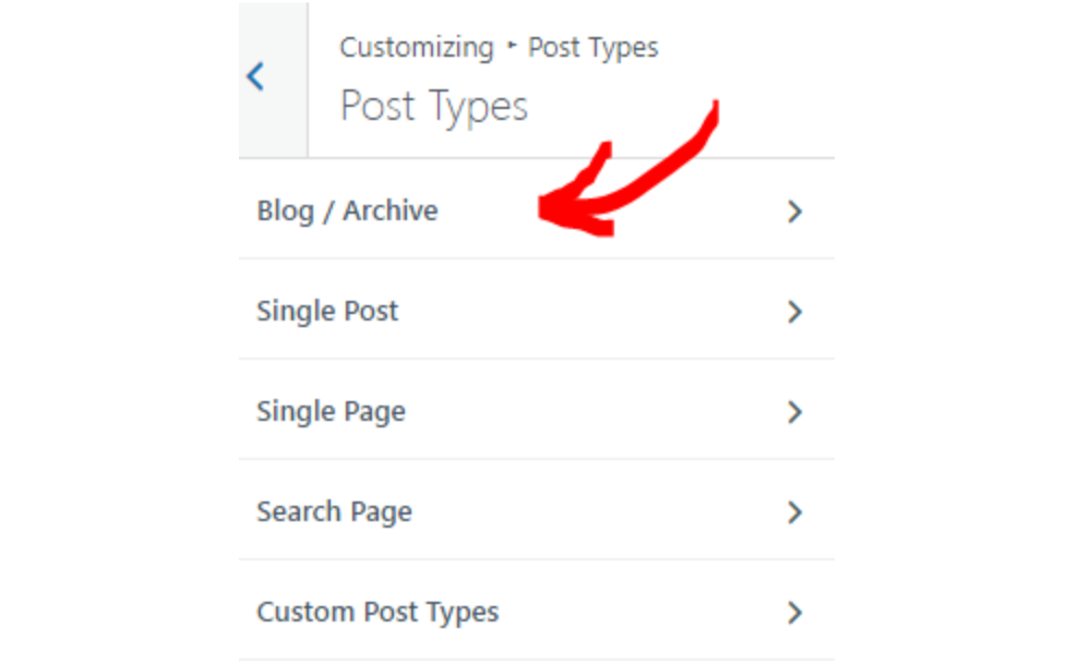 Налаштувати розділ блогу