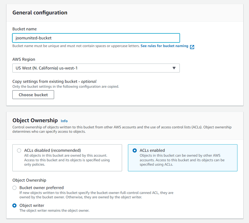 Configurar Bucket - Cómo conectar Amazon S3 Buckets a WP Media Folder para un almacenamiento en la nube optimizado