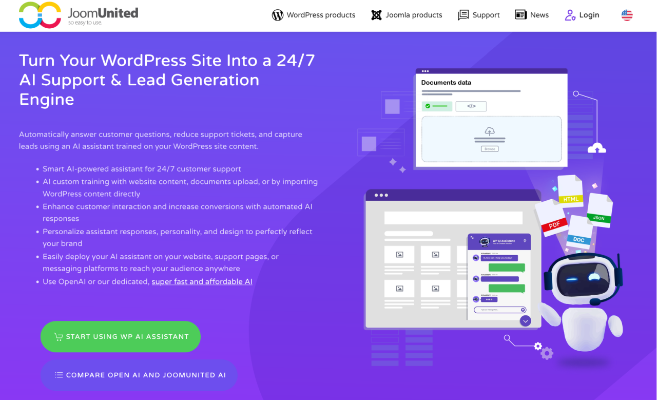 AI Customer Support for WordPress and WooCommerce
