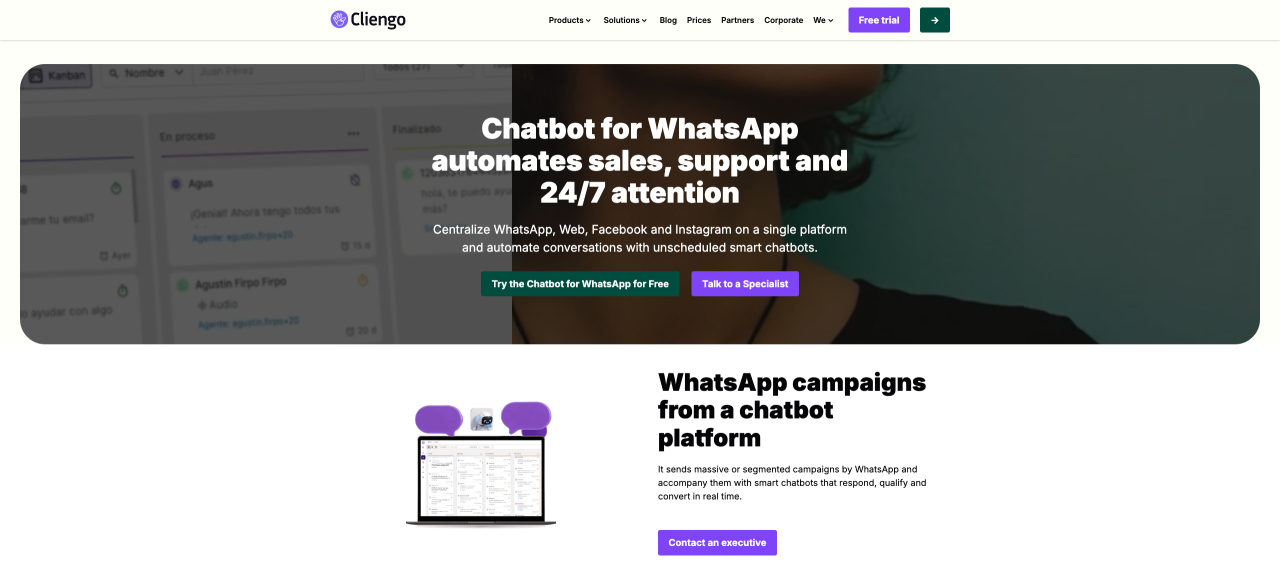 Cliengo Chatbot