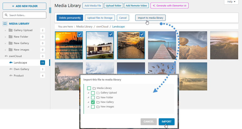 OwnCloud Import - Step-by-Step: Sync Your OwnCloud Files into WordPress Media Using WP Media Folder