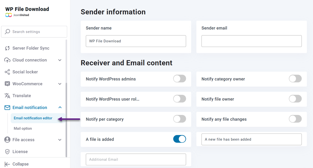 Set Up Automated Download Notifications for Cloud-Hosted Files in WP File Download