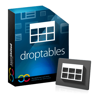 Droptables: Joomla table manager