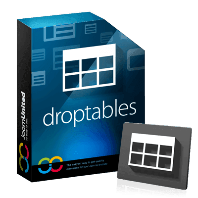 Droptables : Joomla Droptables