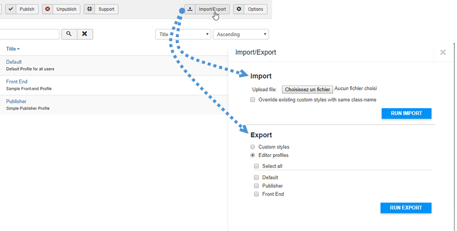 import-export-profiles