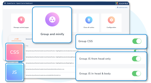 Groepeer uw CSS- en JS-bestanden