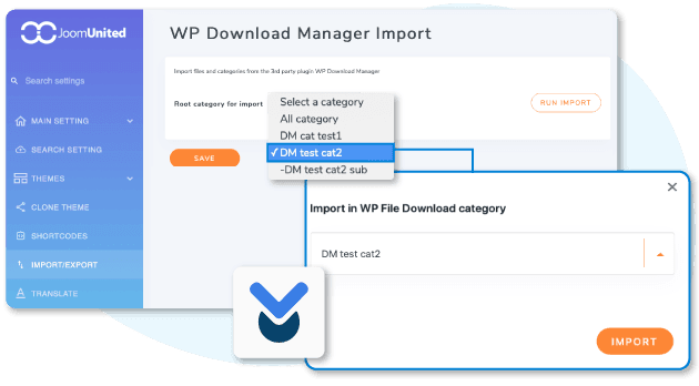 Migration du plugin WordPress Download Manager