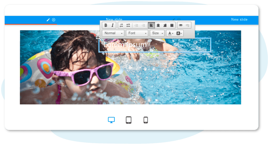 Layer Slideshow rất dễ sử dụng