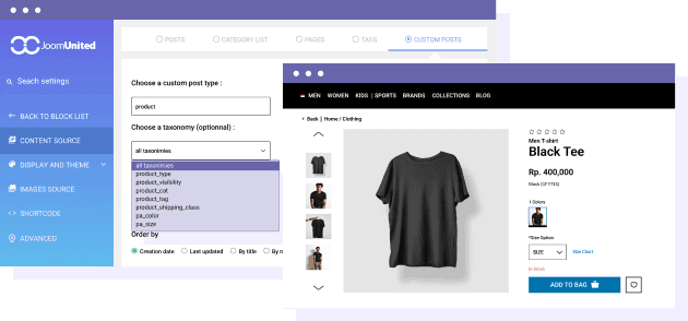 WooCommerce taxonomy to select latest products