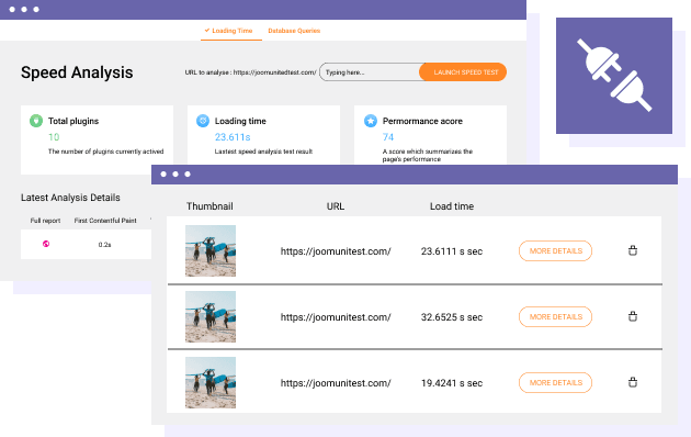 Teste de otimização de velocidade do WordPress com teste de velocidade do Google