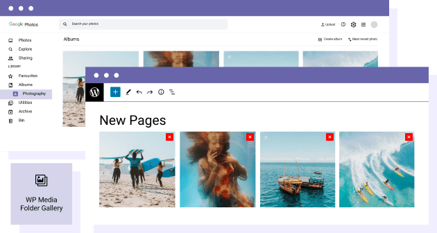 Criando galerias do WordPress a partir do Google Fotos