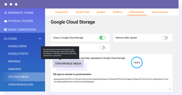 Jak funguje připojení služby Google Cloud offload?