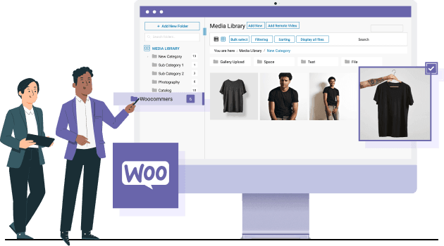 Why should I organize my WooCommerce media library in folders?