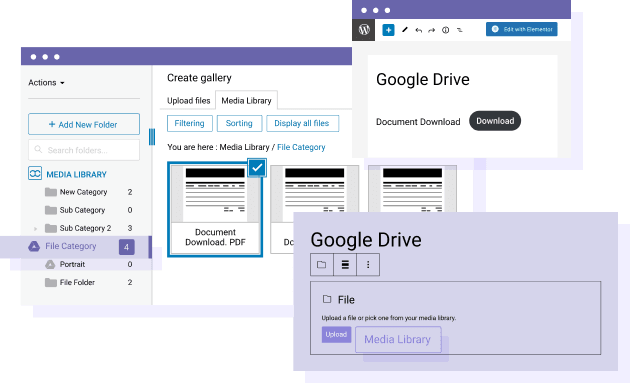 Incorporar PDF de arquivos do Google Drive no conteúdo do WordPress