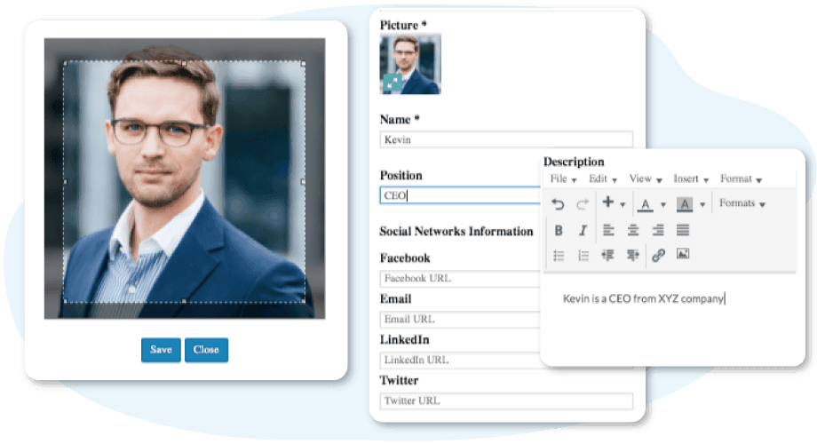 Organization Chart and User Profiles Easy to Manage