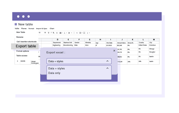 Download your WordPress table as an CSV table