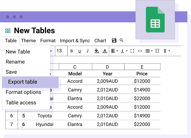 Eksporter din WordPress-tabel som en Excel-fil