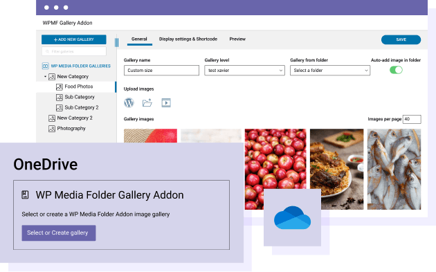 Utilisez OneDrive Image pour créer des galeries, y compris dans Gutenberg