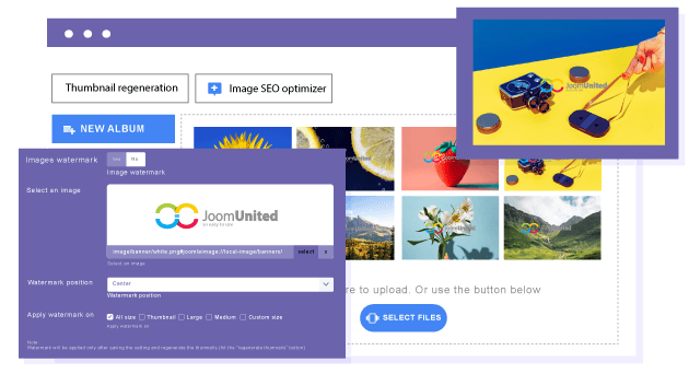 Joomla Image Protection with Watermark
