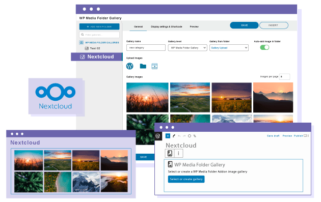 使用 Nextcloud 图像在 WordPress 中创建画廊