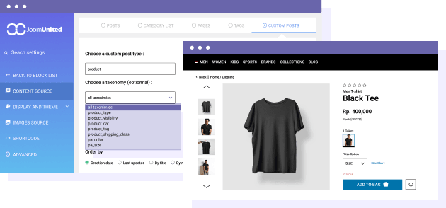 WooCommerce taxonomy to select latest products