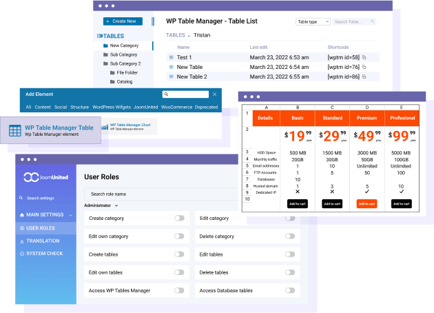 Edytuj swoje tabele WordPress z frontendu