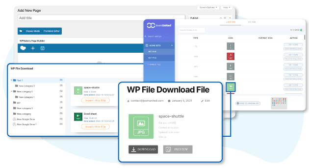 Lag et tilpasset design for Download Manager i WPBakery