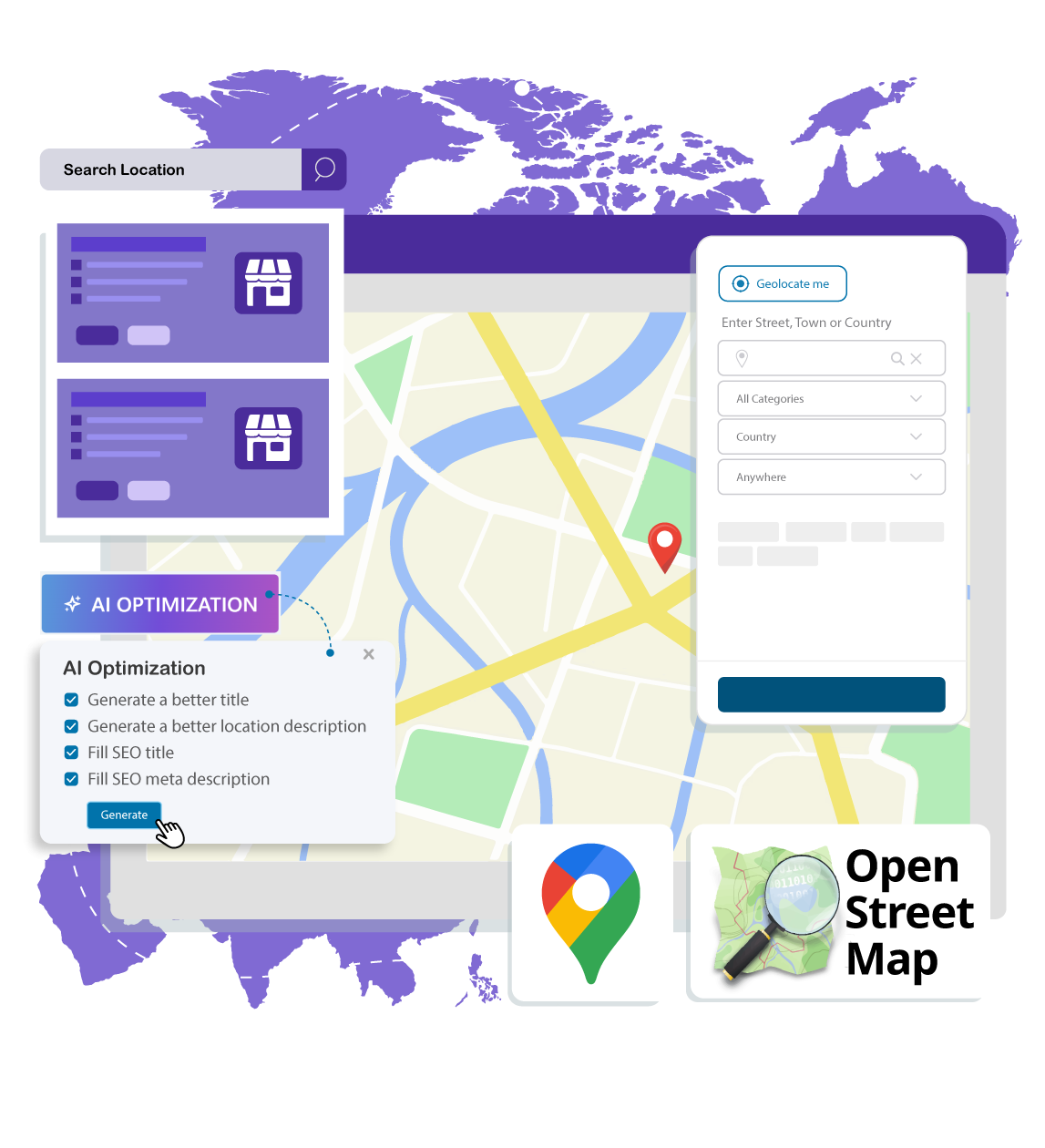 Plugin pro vyhledání obchodu pro WordPress
