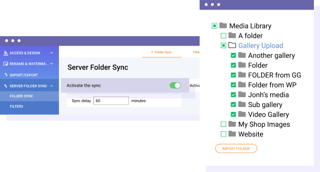 Synchroniseer servermappen met WordPress mediamappen