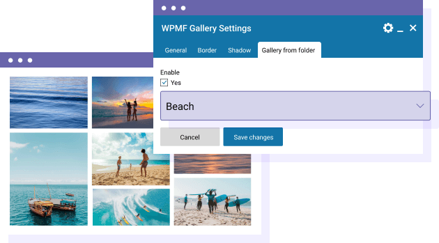 Create media gallery from folder in WPBakery 