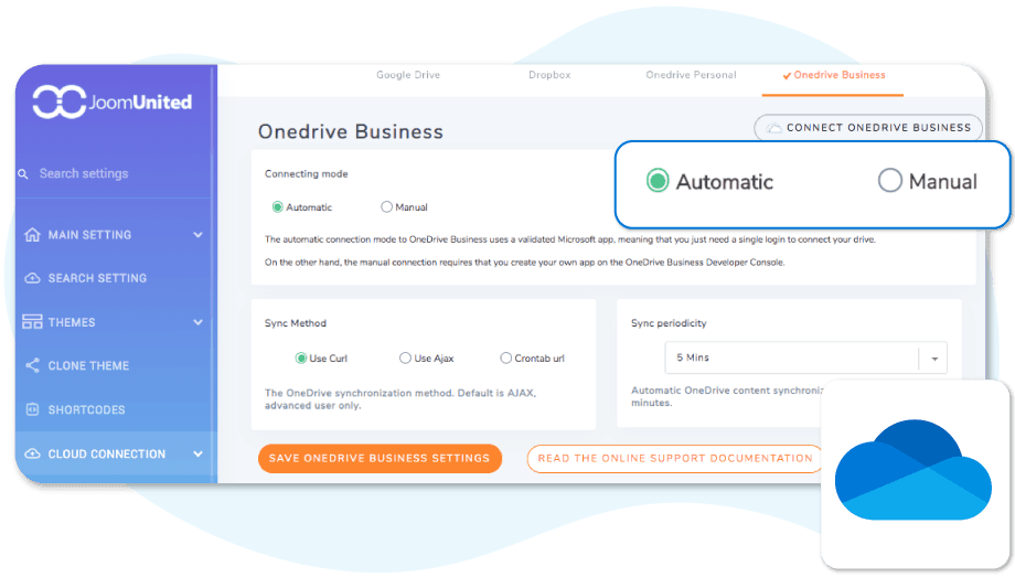 OneDrive -business-WordPress-Synchronization-automatic
