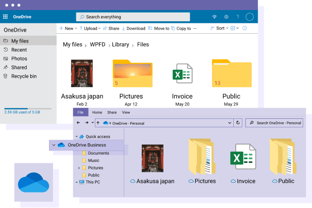 OneDrive dla Firm Synchronizacja folderów Joomla