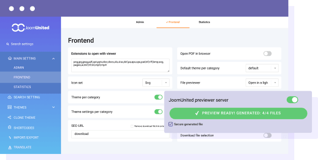 Amankan pratinjau dokumen Anda dengan akses file