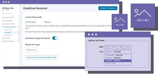 Generate and move media thumbnails to OneDrive Personal