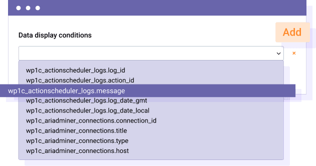 Aggiungi condizioni di visualizzazione personalizzate di WordPress