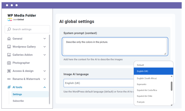 Prompt de Sistema Personalizado para Gerenciamento de Imagem Mais Inteligente